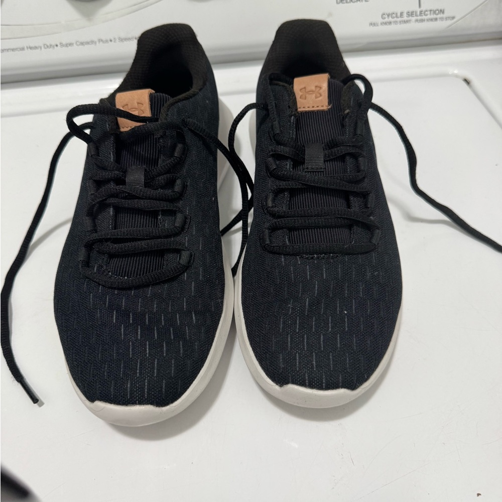 Under Armour Women’s Black and White Sneakers